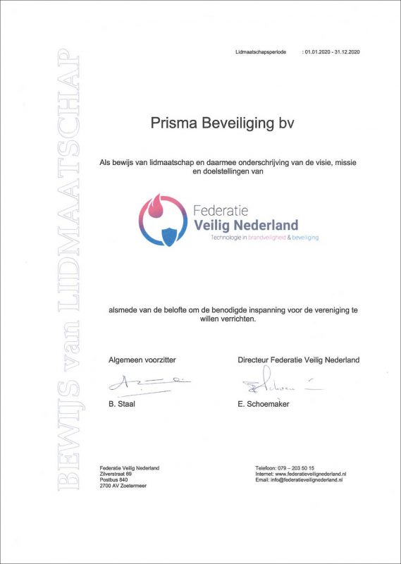 beveiligingsdiploma kopen nederland België