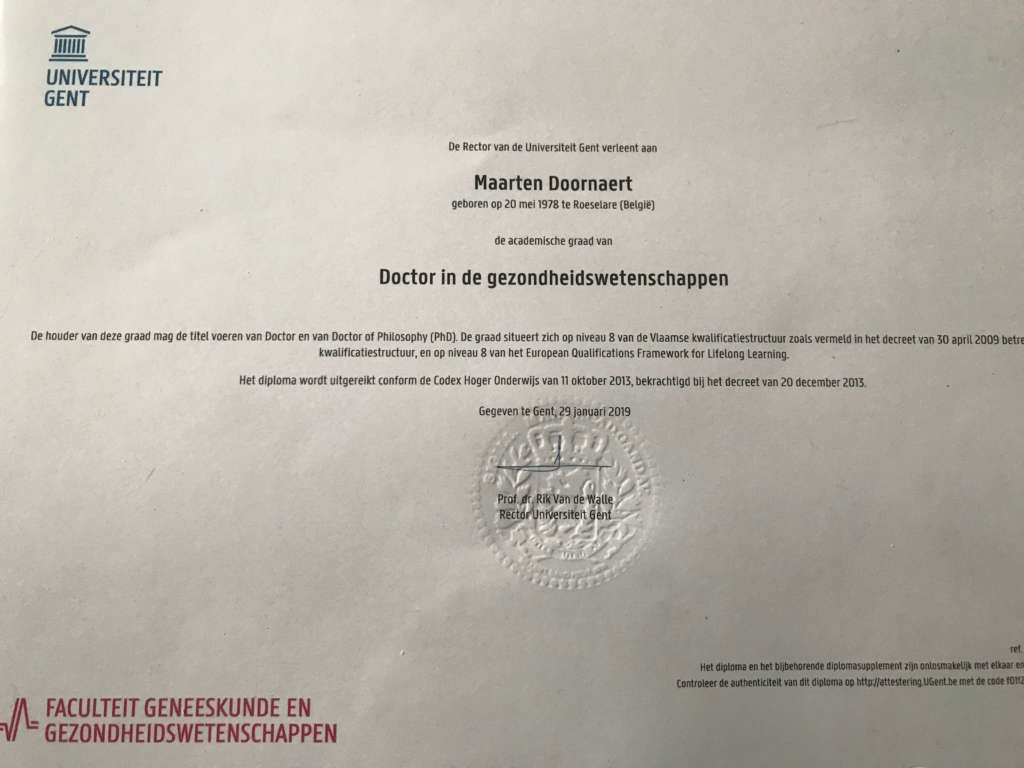 led registratie master bachelor diploma kopen België