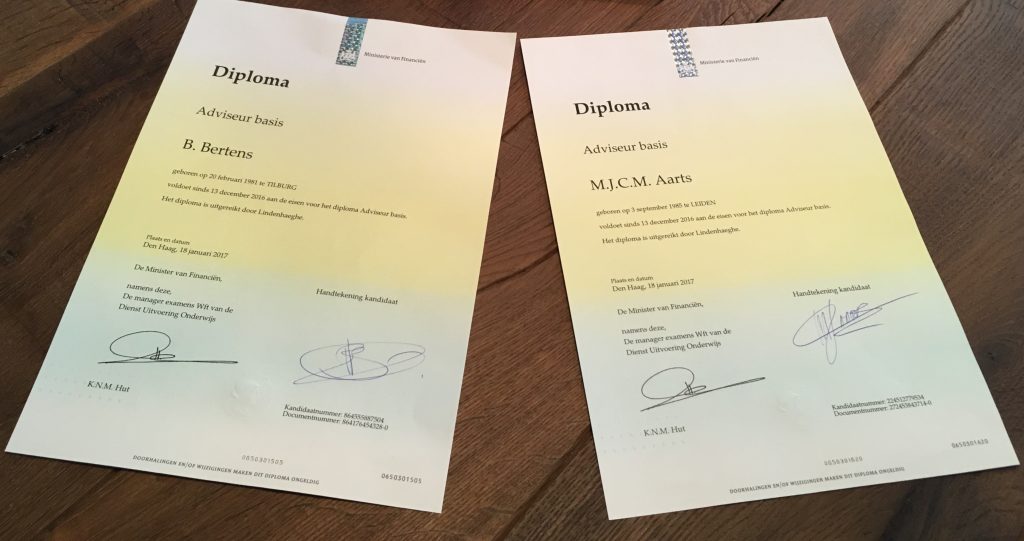 wft certificaat diploma kopen